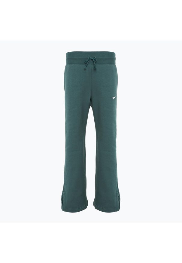Spodnie damskie Nike Sportswear Phoenix Fleece. Kolor: zielony