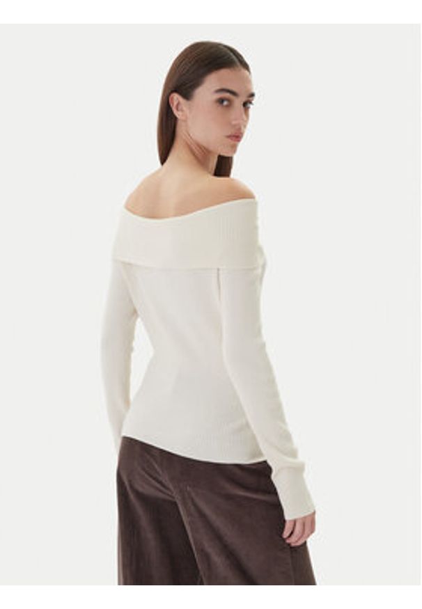 Kontatto Sweter 3M0813C Écru Regular Fit. Materiał: syntetyk