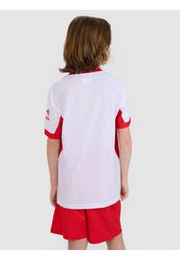 4f - 4F Koszulka meczowa replika domowa z możliwością personalizacji dziecięca 4F x Polska Siatkówka - biała 98/104. Okazja: do domu. Kolor: biały. Materiał: syntetyk, włókno, materiał, dzianina. Wzór: gładki, aplikacja, ze splotem, napisy. Sezon: lato. Styl: klasyczny, sportowy