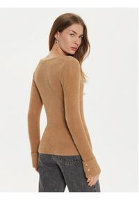 Morgan Sweter 212-MOOVE Beżowy Regular Fit. Kolor: beżowy. Materiał: syntetyk #2