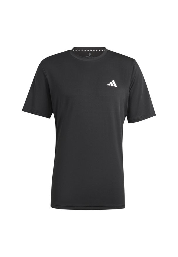 Adidas - Rozciągliwa koszula adidas Essentials. Kolor: czarny. Materiał: tkanina. Sport: piłka nożna, fitness