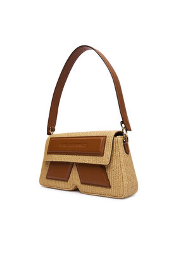 Karl Lagerfeld - KARL LAGERFELD Torebka B2W30023 Beżowy. Kolor: beżowy. Materiał: skórzane