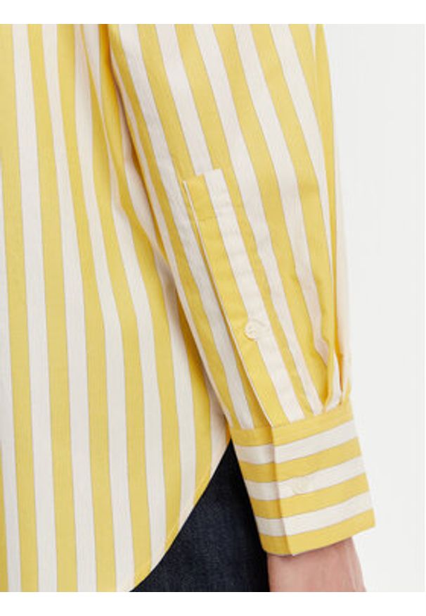 TOMMY HILFIGER - Tommy Hilfiger Koszula WW0WW45612 Żółty Relaxed Fit. Kolor: żółty. Materiał: bawełna