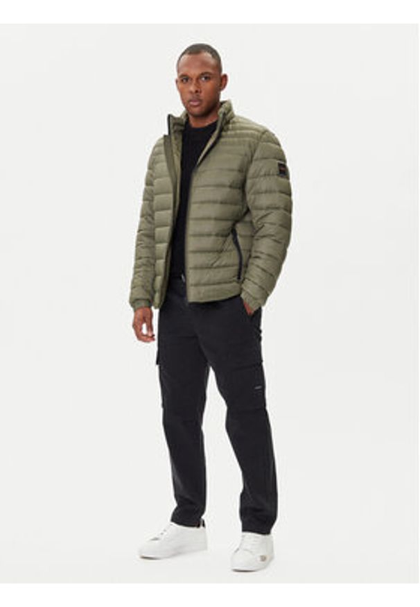 BOSS Kurtka przejściowa Oden2 50530822 Zielony Slim Fit. Kolor: zielony. Materiał: syntetyk