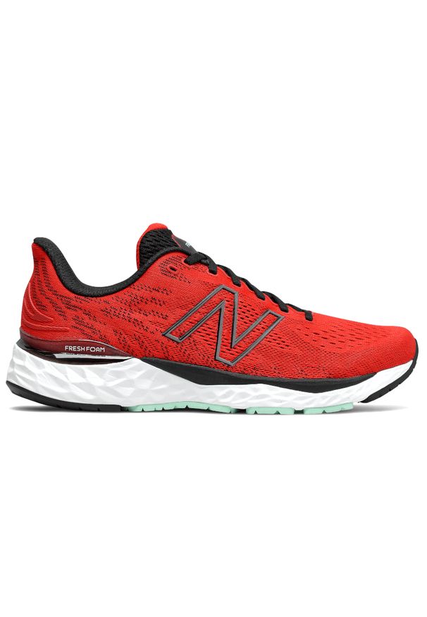 New Balance Fresh Foam 880v11 - M880R11. Materiał: żakard, materiał, guma. Szerokość cholewki: normalna. Sport: bieganie, fitness