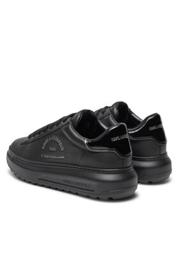 Karl Lagerfeld - KARL LAGERFELD Sneakersy KL57538 Czarny. Kolor: czarny. Materiał: skóra