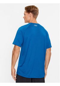 Under Armour T-Shirt Ua Tech Prt Fill Ss 1380785 Niebieski Loose Fit. Kolor: niebieski. Materiał: syntetyk