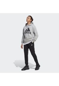 Adidas - Big Logo Terry Track Suit. Kolor: czarny, szary, wielokolorowy. Materiał: materiał, dresówka. Sport: fitness #1