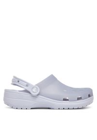 Crocs Klapki Classic Frosted Clog 210928 Fioletowy. Kolor: fioletowy