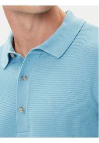 BOSS Polo H-Iannotti 50543148 Niebieski Regular Fit. Typ kołnierza: polo. Kolor: niebieski. Materiał: lyocell, bawełna #4