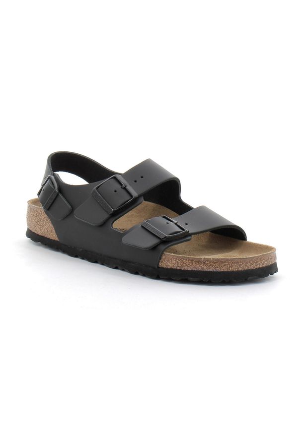 Buty do chodzenia męskie Birkenstock Milano. Zapięcie: klamry. Kolor: wielokolorowy. Materiał: skóra. Szerokość cholewki: normalna. Sport: turystyka piesza