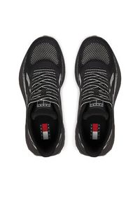 Tommy Jeans Sneakersy Tjw Sporty Knit Runner EN02962 Czarny. Kolor: czarny. Materiał: materiał #6