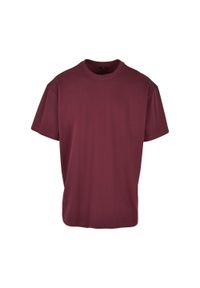 BUILD YOUR BRAND - Ponadwymiarowa Koszulka Dla Dorosłych Unisex Heavyweight. Kolor: różowy