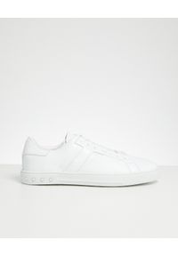 TOD'S - Białe sneakersy z monogramem. Nosek buta: okrągły. Kolor: biały. Materiał: guma. Wzór: gładki. Obcas: na płaskiej podeszwie #4