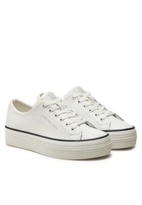 Calvin Klein Jeans Tenisówki Bold Vulc Flatf Low Lth In YW0YW01633 Biały. Kolor: biały. Materiał: skóra #6