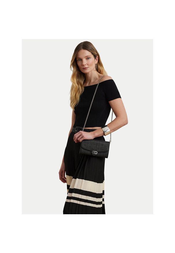 Lauren Ralph Lauren - Torebka LAUREN RALPH LAUREN. Kolor: czarny