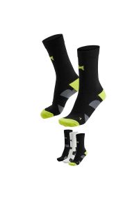 XTREME SOCKSWEAR - Skarpety kolarskie Xtreme Crew, 9 par, Multi Czarne. Kolor: czarny. Sport: kolarstwo