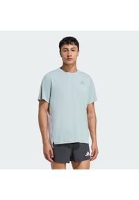 Adidas - Koszulka adi365Breeze Running. Typ kołnierza: polo. Kolor: beżowy, wielokolorowy, zielony #1