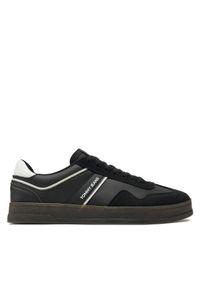 Tommy Jeans Sneakersy Leather Retro Cupsole EM0EM01414 Czarny. Kolor: czarny