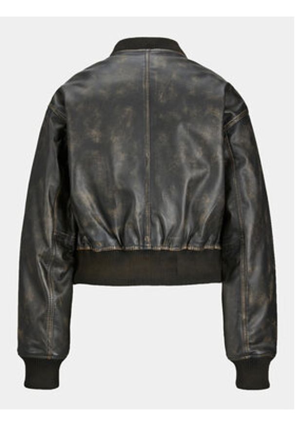 JJXX Kurtka bomber Hailey 12250708 Czarny Regular Fit. Kolor: czarny. Materiał: skóra