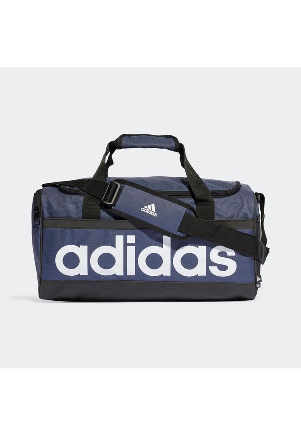 Adidas - Essentials Duffel Bag. Kolor: biały, czarny, niebieski, wielokolorowy