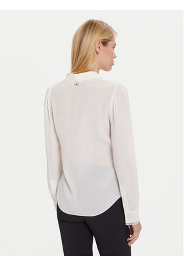 TwinSet - TWINSET Koszula 252TT2142 Beżowy Regular Fit. Kolor: beżowy. Materiał: wiskoza, jedwab