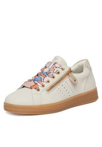 Remonte Sneakersy D2C03-80 Biały. Kolor: biały. Materiał: skóra #5