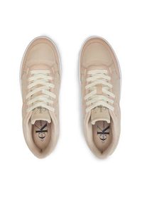 Calvin Klein Jeans Sneakersy Bold Platf Low Lace Mix In Mtl YW0YW01471 Różowy. Kolor: różowy #5