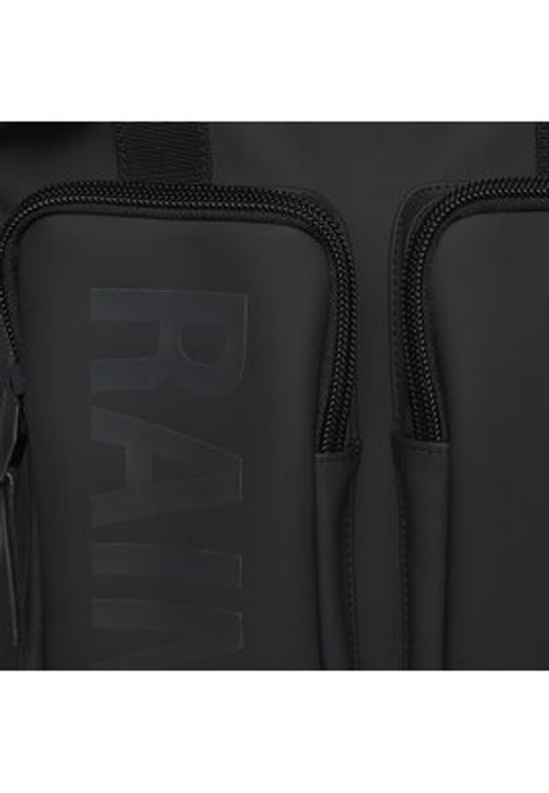 Rains Plecak Texel Tote Backpack W3 14240 Czarny. Kolor: czarny. Materiał: materiał