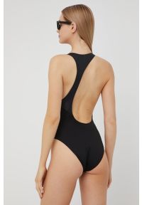 Calvin Klein strój kąpielowy kolor czarny miękka miseczka. Kolor: czarny. Materiał: dzianina, poliamid #3