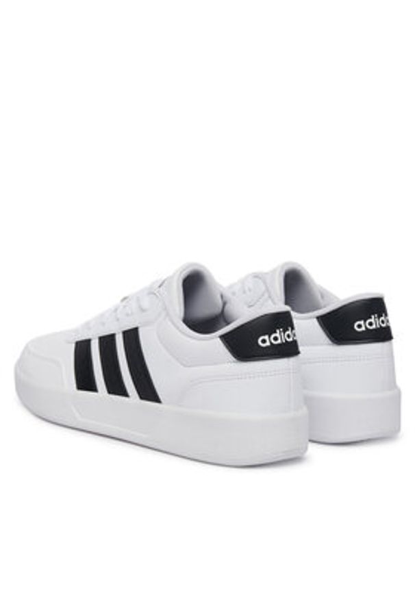 Adidas - adidas Sneakersy Breaknet 3.0 JR3547 Biały. Kolor: biały. Materiał: skóra