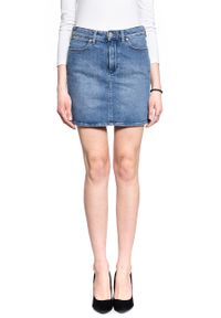 Wrangler - SPÓDNICA DAMSKA JEANSOWA WRANGLER SKIRT W245JX31A. Materiał: jeans #9