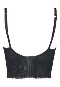 Hunkemöller Biustonosz z fiszbiną Darcy 302364 Czarny. Kolor: czarny. Materiał: syntetyk #3
