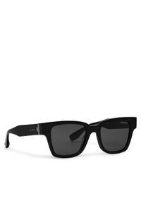Trussardi Jeans - Trussardi Okulary przeciwsłoneczne TSM9026 Czarny. Kolor: czarny