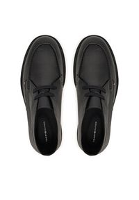 TOMMY HILFIGER - Tommy Hilfiger Półbuty Hilfiger Stitchdown Tbl Lth Chuk FM0FM05743 Czarny. Kolor: czarny. Materiał: skóra #4