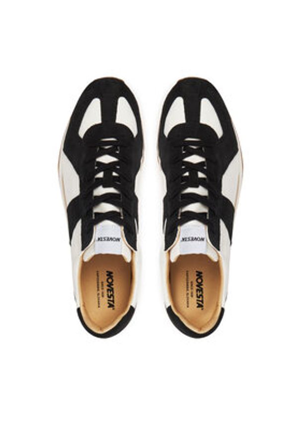 Novesta Sneakersy Gat Trail N259004-002BLC001 Czarny. Kolor: czarny. Materiał: skóra, zamsz