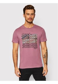 Jack & Jones - Jack&Jones T-Shirt Swirl 12193665 Różowy Regular Fit. Kolor: różowy. Materiał: bawełna #1