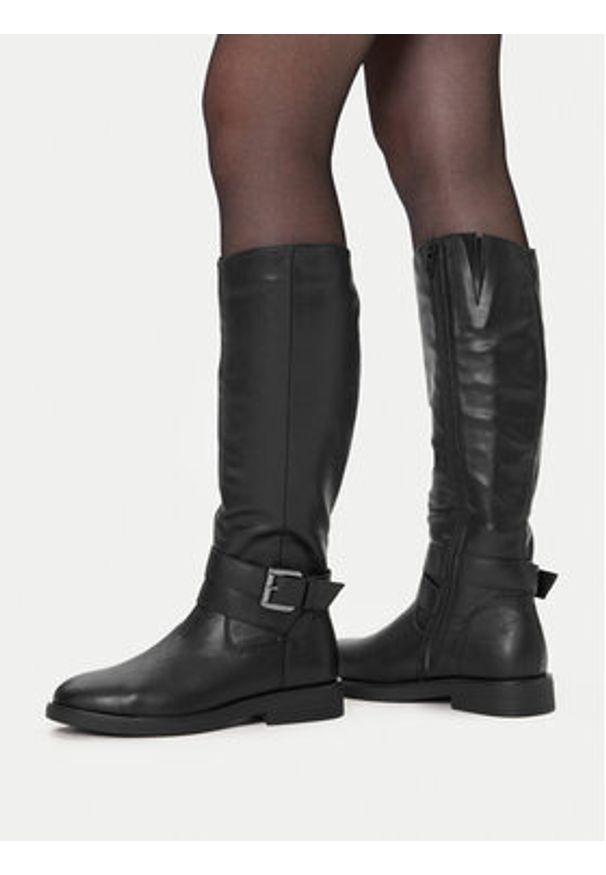 Jenny - JENNY Kozaki CEO-WS17330-04 Czarny. Kolor: czarny. Materiał: syntetyk, materiał