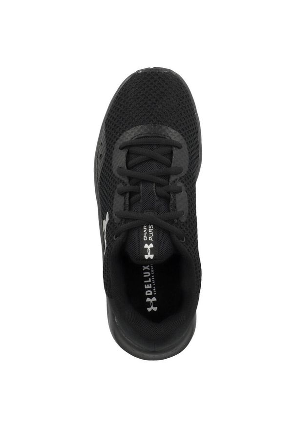 Buty treningowe damskie Under Armour W Charged Pursuit 3. Zapięcie: sznurówki. Kolor: czarny. Materiał: guma, syntetyk, materiał. Szerokość cholewki: normalna. Sport: bieganie