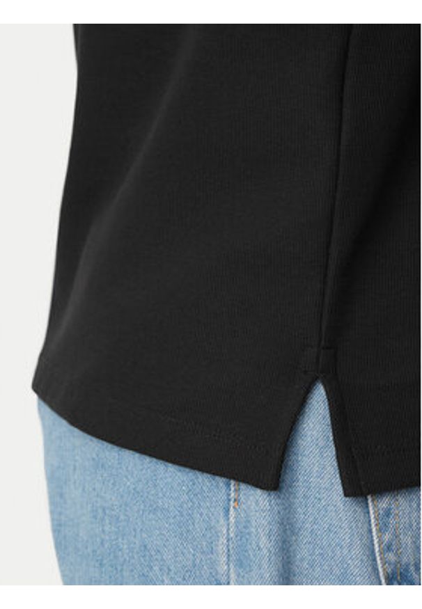 Calvin Klein Jeans Polo LV04RG217G Czarny Regular Fit. Typ kołnierza: polo. Kolor: czarny. Materiał: bawełna