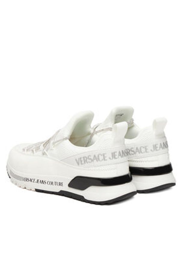 Versace Jeans Couture Sneakersy 79VA3SAB Biały. Kolor: biały. Materiał: materiał