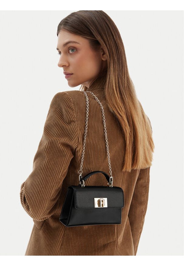 Furla Torebka 1927 Mini WE00423 ARE000 CN O6000 Czarny. Kolor: czarny. Materiał: skórzane