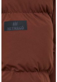 Hetrego kurtka puchowa męska kolor brązowy zimowa. Kolor: brązowy. Materiał: puch. Sezon: zima #4