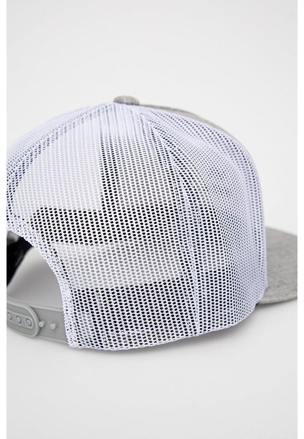 RVCA czapka z domieszką wełny kolor szary. Kolor: szary. Materiał: wełna