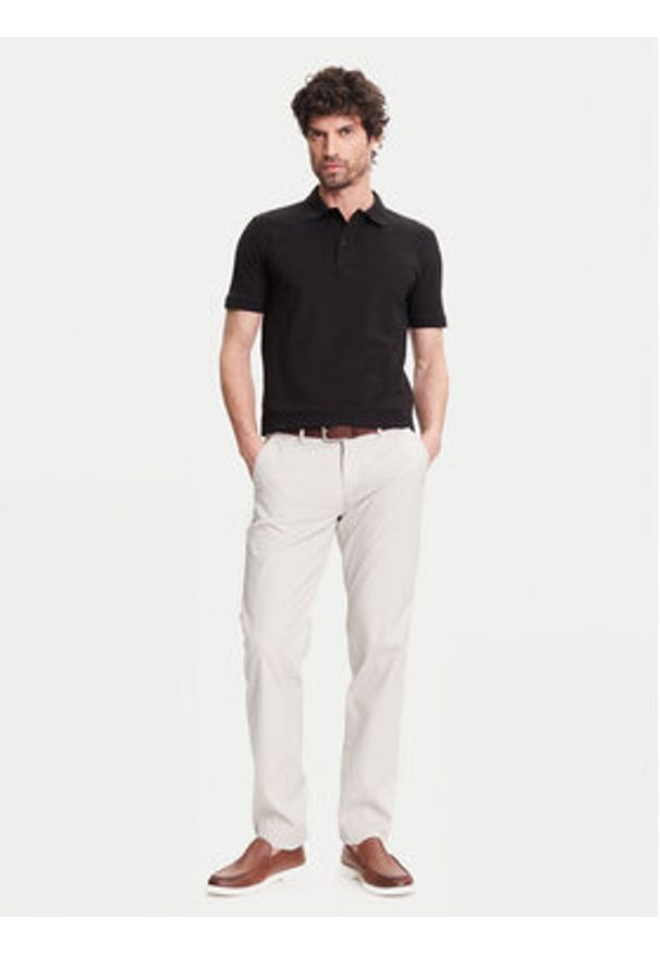 Pierre Cardin Polo C5 21354.2110 Czarny Regular Fit. Typ kołnierza: polo. Kolor: czarny. Materiał: bawełna