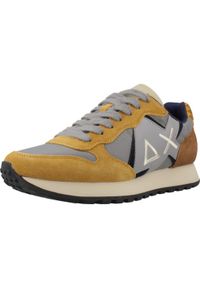 Buty SUN68 JAKI WINTER Jasnobrązowy. Kolor: beżowy, wielokolorowy, brązowy. Materiał: skóra, tkanina. Sport: turystyka piesza #1