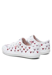 skechers - Skechers Sneakersy Love Brigade 113951/WRPK Biały. Kolor: biały. Materiał: materiał #5