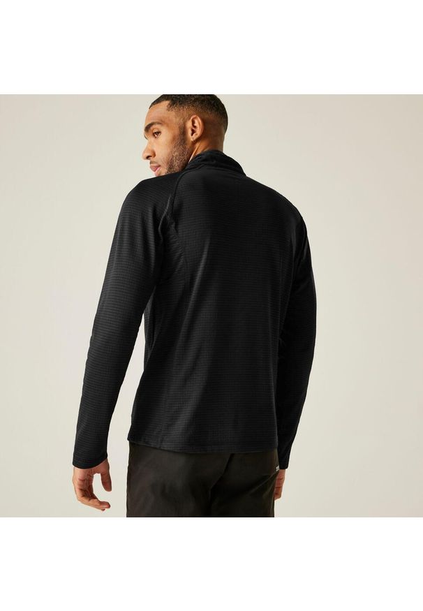 Regatta - Polar turystyczny męski Yonder II. Kolor: czarny, zielony, brązowy, wielokolorowy. Materiał: polar. Sport: turystyka piesza