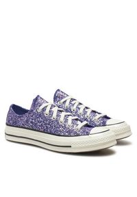 Converse Trampki Chuck 70 Glitter A11134C Granatowy. Kolor: niebieski. Materiał: materiał #4