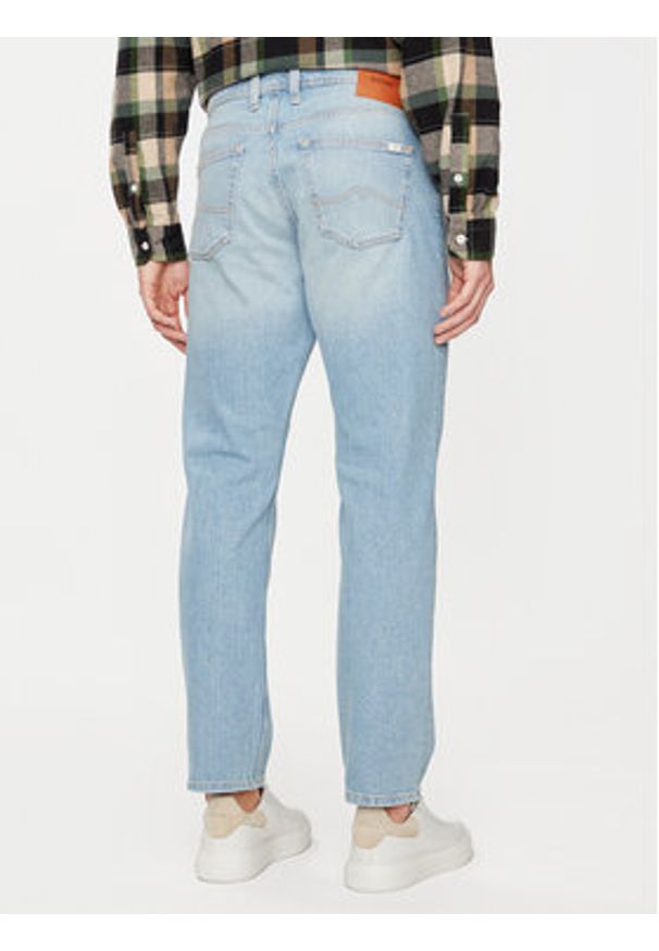 Mustang Jeansy Denver 1015136 Niebieski Straight Fit. Kolor: niebieski